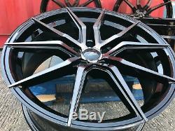 22 Concave Alloy Wheels Fits Range Rover Sport / Discovery / Bmw X5 Black Pearl