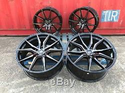 22 Concave Alloy Wheels Fits Range Rover Sport / Discovery / Bmw X5 Black Pearl