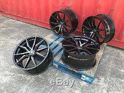 22 Concave Alloy Wheels Fits Range Rover Sport / Discovery / Bmw X5 Black Pearl