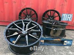 22 Concave Alloy Wheels Fits Range Rover Sport / Discovery / Bmw X5 Black Pearl