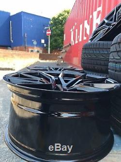22 New Spyder Alloy Wheels + Tyres Bentley Mercedes ML Gl R Class Glc