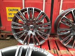 22 Vogue Alloy Wheels Fits Range Rover & Sport L405 L494 L322 Gunmetal