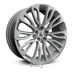 22hawke halcyon silver alloy wheels for range rover sport discovery vogue