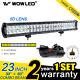 23inch 144w 5d Lens Cree Led Combo Offroad Driving Light Bar Truck Lamp + Wiring