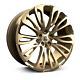 23hawke Halcyon Light Gold Alloy Wheels Range Rover Sport Discovery Vogue