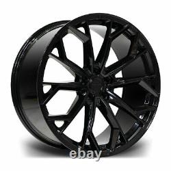 23rv133 gloss black alloy wheels range rover sport discovery vogue