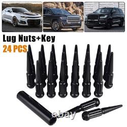 24 M14x1.5 Anti-Theft Spike Lug Nuts with Key For Vauxhall Opel Insignia 2008-2015