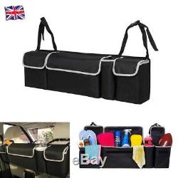 2in1 Car Trunk Accessories Multi-use Organizer Backseat Storage Bag Oxford Cloth