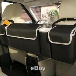 2in1 Car Trunk Accessories Multi-use Organizer Backseat Storage Bag Oxford Cloth