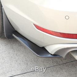 2pcs Car Rear Bumper Spoiler Canard Anti-crash Diffuser Angle Splitter Protector