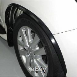 2pcs Wheel Arch Guard Trim / Wheel Arch Protector Universal Soft Rubber Black