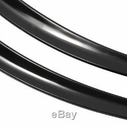 2pcs Wheel Arch Guard Trim / Wheel Arch Protector Universal Soft Rubber Black