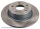 2x Brake Disc Blue Print Adj134327 Rear Axle For Land Rover