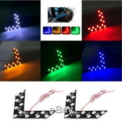 2x Car Side Rear View Mirror 14-SMD LED Lamp Turn Signal Light Accessories Kit