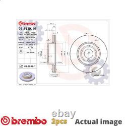 2x New Brake Disc For Land Rover Range Rover II P38a 25 6t 42 D 46 D 60 D Brembo
