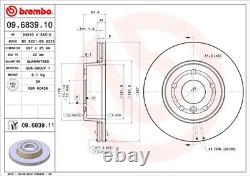 2x New Brake Disc For Land Rover Range Rover II P38a 25 6t 42 D 46 D 60 D Brembo