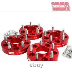 30mm Wheel Spacers Land Rover Discovery Mkii -disco 2, Range Rover P38 Red T2