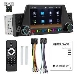 4.7in 1 Din Stereo Car Radio BT FM Dual USB For Apple CarPlay Mirror Link Camera