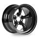 4 X Challenger 5 Spoke Steel Wheels Wheel 16 X 10 Et-32 Black