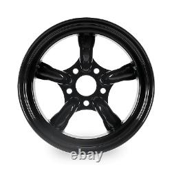 4 x Challenger 5 Spoke Steel Wheels Wheel 16 x 10 ET-32 Black