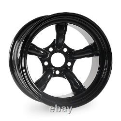 4 x Challenger 5 Spoke Steel Wheels Wheel 16 x 10 ET-32 Black