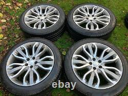 4 x FACTORY 21 RANGE ROVER VOGUE SPORT DISCOVERY ALLOY WHEELS PIRELLI TYRES