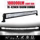 42'' Inch 1080w Curved Tri-row Led Work Light Bar Flood Spot Combo Off-road 7d
