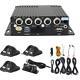 4ch Cctv Vehicle Security Hd Realtime Recorder Sw-0001a+4ccd Cameras High Remote