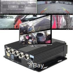 4CH CCTV Vehicle Security HD Realtime Recorder SW-0001A+4CCD Cameras High Remote