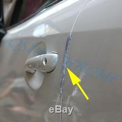 4x Car Door Edge Guard Scratch Protector Strip Anti-rub Rubber Auto Accessories