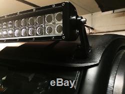 50 52 Inch Curved led light bar + 2x Pods + Wiring UTV Land Rover Defender SUV