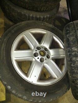 5x RANGE ROVER P38 19 ALLOY WHEELS + EXC TYRES 255/55/19 VOGUE L322 DISCOVERY 2