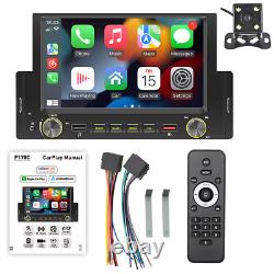 6.2 Inch Touch Screen Car Portable For Apple CarPlay Android Auto WithRear Camera