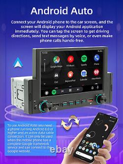6.2 Inch Touch Screen Car Portable For Apple CarPlay Android Auto WithRear Camera