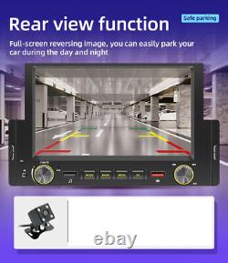 6.2 Inch Touch Screen Car Portable For Apple CarPlay Android Auto WithRear Camera