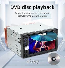 6.2in Car DVD Player Double 2Din Stereo Radio Bluetooth USB FM RDS Mirror Link