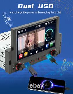 6.2in Single 1Din Car Stereo Bluetooth Radio GPS Nav USB WiFi FM Player withCamera