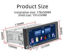 6.86in Single Din Car Stereo Radio CarPlay Android Auto Bluetooth FM GPS WIFI