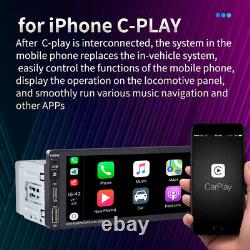 6288C Single 1Din Car Stereo Radio CarPlay Android Auto FM BT DAB MP5 Player