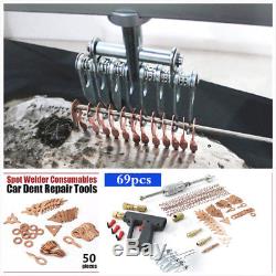 69Pcs electric stud welder auto body repair tools dent ding puller kit