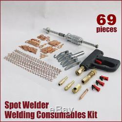 69Pcs electric stud welder auto body repair tools dent ding puller kit