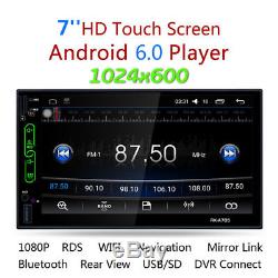 7 Android WIFI Double 2DIN Car Radio Stereo MP5 Player Sat GPS Navigation Touch