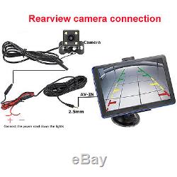 7'' Capacitive Touch Screen Car GPS Navigation Sat Nav Bluetooth & Backup Camera
