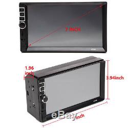 7 Car Radio Stereo MP5 Player Touch Screen with Rear HD Camera for Ford Fiesta