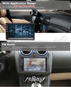 7'' Double 2DIN Car Radio Video Stereo Mirror Link GPS Navi +Cam For Android iOS