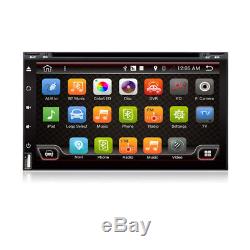 7 Double 2Din Car Radio Stereo DVD Player GPS Nav OBD BT 3G/4G WiFi Android 7.1