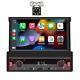 7 Flip-out Single 1 Din Car Stereo Head Unit For Apple Carplay Fm Aux Usb Rds