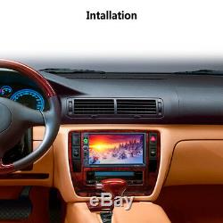 7 HD 2Din Car Radio MP5 Player Bluetooth Touch Screen GPS Navigation USB FM+MAP