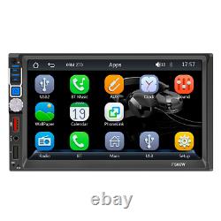 7in 2DIN Car Stereo CarPlay Android Auto Bluetooth Mirror Link MP5 Player WithCam