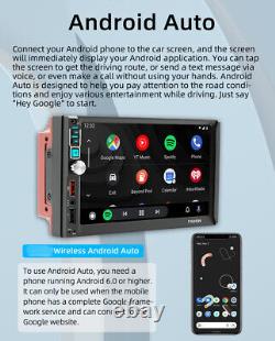 7in 2DIN Car Stereo CarPlay Android Auto Bluetooth Mirror Link MP5 Player WithCam